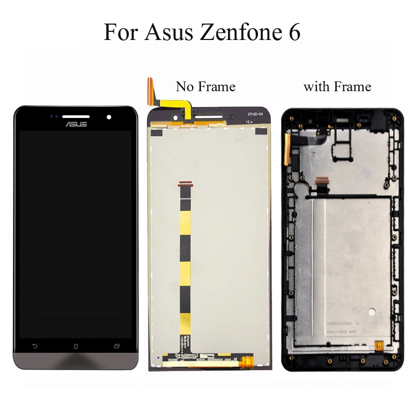Дисплей 6 0 дюйма для ASUS ZenFone ЖК-дисплей с сенсорным экраном и дигитайзером сменные