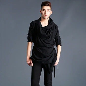 New 2018 men's clothing men's cotton long casual shirt hair stylist fashion shirt tide men's personality shirts singer costumes
New 2018 men's clothing men's cotton long casual shirt hair stylist fashion shirt tide men's personality shirts singer costumes