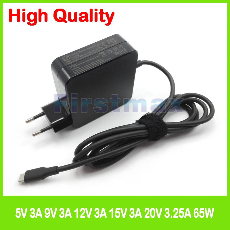 65W USB-C type C ac power adaper ADLX65YDC3A laptop charger for Lenovo ThinkPad X1 Yoga 3rd Gen 20LD 20LE 20LF 20LG T470s 20HF
65W USB-C type C ac power adaper ADLX65YDC3A laptop charger for Lenovo ThinkPad X1 Yoga 3rd Gen 20LD 20LE 20LF 20LG T470s 20HF