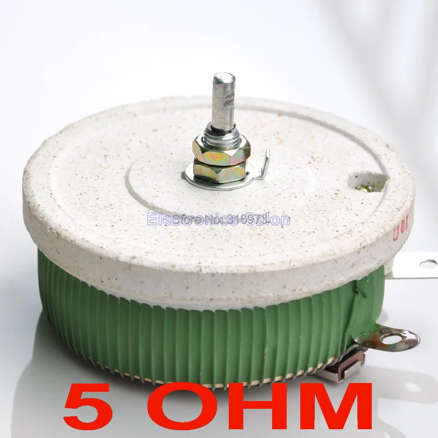 200W 5 OHM High Power Wirewound Potentiometer, Rheostat, Variable Resistor, 200 Watts.
200W 5 OHM High Power Wirewound Potentiometer, Rheostat, Variable Resistor, 200 Watts.