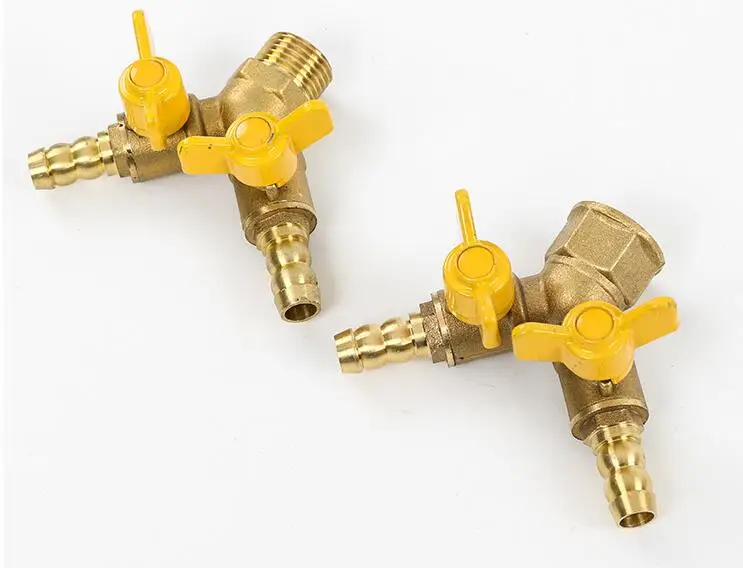 Free shiping 3 Way Tee Brass Y Shut off Ball Valve Barb Fuel Gas Oil Valve Clamp High Pressure Resistant Pipe fittings DN15
Free shiping 3 Way Tee Brass Y Shut off Ball Valve Barb Fuel Gas Oil Valve Clamp High Pressure Resistant Pipe fittings DN15