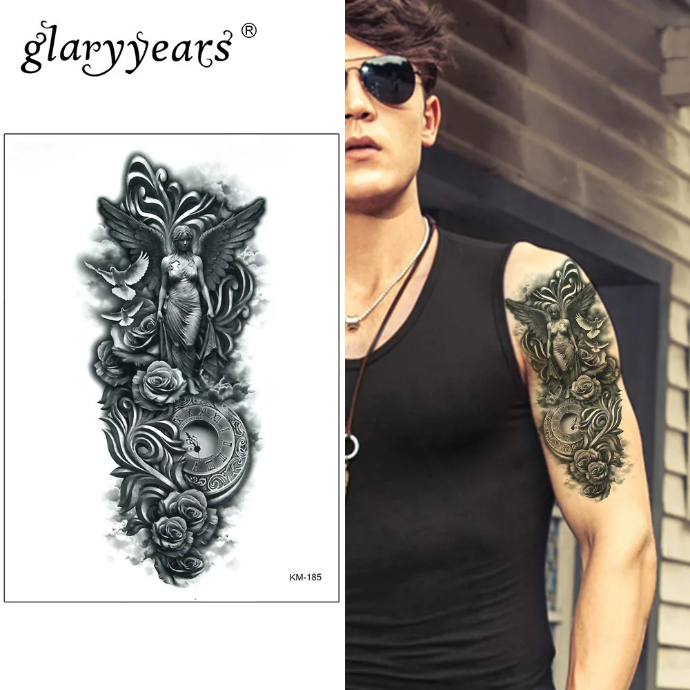 Временная татуировка Glaryyears на маленькую руку наклейка искусственная ангел