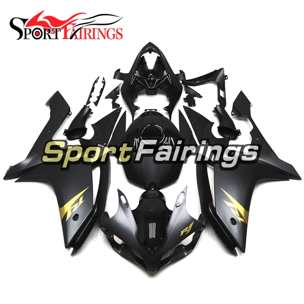 Matte Black ABS Plastic Injection Complete Fairings for Yamaha YZF1000 R1 2007 2008 07 08 Sportbike Body Kit Fittings Cowlings
Matte Black ABS Plastic Injection Complete Fairings for Yamaha YZF1000 R1 2007 2008 07 08 Sportbike Body Kit Fittings Cowlings