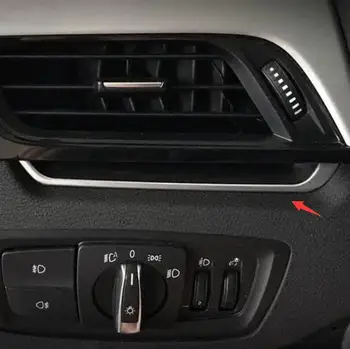 For BMW X1 F48 2016 2017 2018 19 Car air conditioner Outlet strip decoration cover trim Stainless steel auto accessories styling
For BMW X1 F48 2016 2017 2018 19 Car air conditioner Outlet strip decoration cover trim Stainless steel auto accessories styling