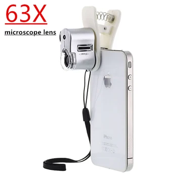Apexel Mobile Phone 63X Microscope Magnifier Lens Optical Zoom Telescope Camera Lens Universal Clip LED Lens For iPhone Samsung
Apexel Mobile Phone 63X Microscope Magnifier Lens Optical Zoom Telescope Camera Lens Universal Clip LED Lens For iPhone Samsung