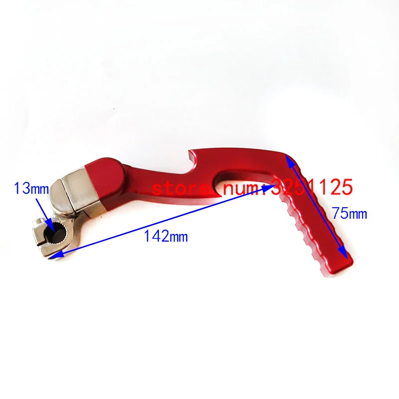 13mm CNC Forged Kick Start Starter Lever Pedal For Kayo Apollo Bse Xmotos SSR PITSTERPRO ATOMIK 50 110 125cc Dirt Pit Bike Parts
13mm CNC Forged Kick Start Starter Lever Pedal For Kayo Apollo Bse Xmotos SSR PITSTERPRO ATOMIK 50 110 125cc Dirt Pit Bike Parts
