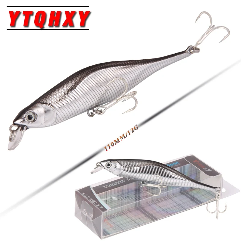 YTQHXY 2017 Good Fishing Lure Minnow Quality Professional Bait 110mm 12g Sinking Minnow Fishing Lures Crankbait 6# hook YE-89
YTQHXY 2017 Good Fishing Lure Minnow Quality Professional Bait 110mm 12g Sinking Minnow Fishing Lures Crankbait 6# hook YE-89