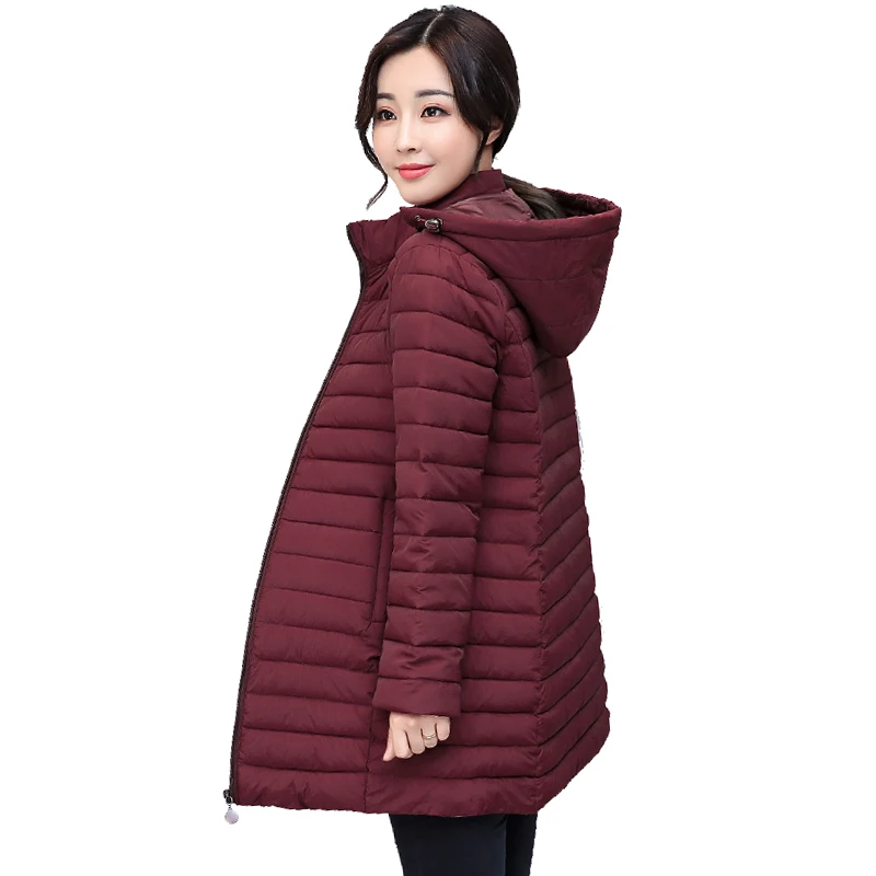 Women Winter Jacket Hooded Cotton Padded Autumn Outwear Coat Long Solid Wine Red Army Green Ladies Parka
Women Winter Jacket Hooded Cotton Padded Autumn Outwear Coat Long Solid Wine Red Army Green Ladies Parka