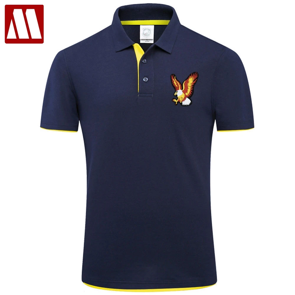 2019 New Men's Fashion Eagle Patch Design Short Sleeve Polo shirts Men's Casual Summer Bottoming shirt Camisetas Masculinas XXXL
2019 New Men's Fashion Eagle Patch Design Short Sleeve Polo shirts Men's Casual Summer Bottoming shirt Camisetas Masculinas XXXL