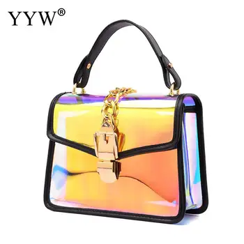 YYW Women Pvc laser Messenger Bags Small Square Tote Handbag Bolso Mujer Crossbody Shoulder Bag Female Transparent 2019 New
YYW Women Pvc laser Messenger Bags Small Square Tote Handbag Bolso Mujer Crossbody Shoulder Bag Female Transparent 2019 New