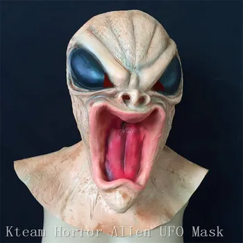 2017 New UFO Alien Head Masks Realistic Scary Zombie Masks Halloween Cosplay Full Face Party Ghost Latex Masks Carnival Costume
2017 New UFO Alien Head Masks Realistic Scary Zombie Masks Halloween Cosplay Full Face Party Ghost Latex Masks Carnival Costume