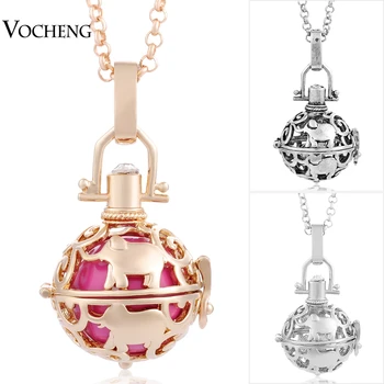 10pcs/lot Elephant Vocheng Chime Harmony Aromatherapy Locket Necklace 3 Color Copper with Stainless Steel Chain VA-014*10
10pcs/lot Elephant Vocheng Chime Harmony Aromatherapy Locket Necklace 3 Color Copper with Stainless Steel Chain VA-014*10