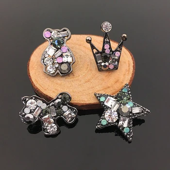 Crystal Rhinestone Jewelry metal Button Patch Charm buckle Star Bear Animal Stickers Fit Elastic Hair Band
Crystal Rhinestone Jewelry metal Button Patch Charm buckle Star Bear Animal Stickers Fit Elastic Hair Band