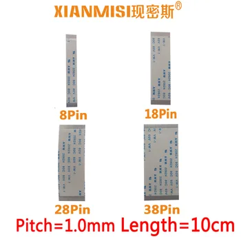 FFC/FPC Flat Flex Extension Cable 8Pin 18Pin 28Pin 38Pin Same Side 1.0mm Pitch AWM VW-1 20624 20798 80C 60V Length 10cm 5PCS
FFC/FPC Flat Flex Extension Cable 8Pin 18Pin 28Pin 38Pin Same Side 1.0mm Pitch AWM VW-1 20624 20798 80C 60V Length 10cm 5PCS