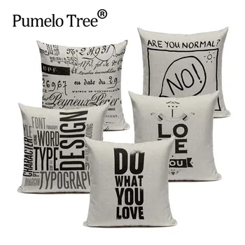 Custom Cushions Black White Elegant Letter Cushion Cover Decorative Pillows For Sofa Home Bubble Chair Woven Linen Throw Pillow
Custom Cushions Black White Elegant Letter Cushion Cover Decorative Pillows For Sofa Home Bubble Chair Woven Linen Throw Pillow