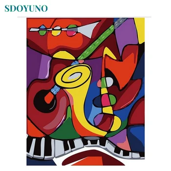 SDOYUNO Frame Instrument DIY Painting By Number Modern Wall Art Coloring By Numbers Acrylic Handpainted For Home Decor 40x50cm
SDOYUNO Frame Instrument DIY Painting By Number Modern Wall Art Coloring By Numbers Acrylic Handpainted For Home Decor 40x50cm