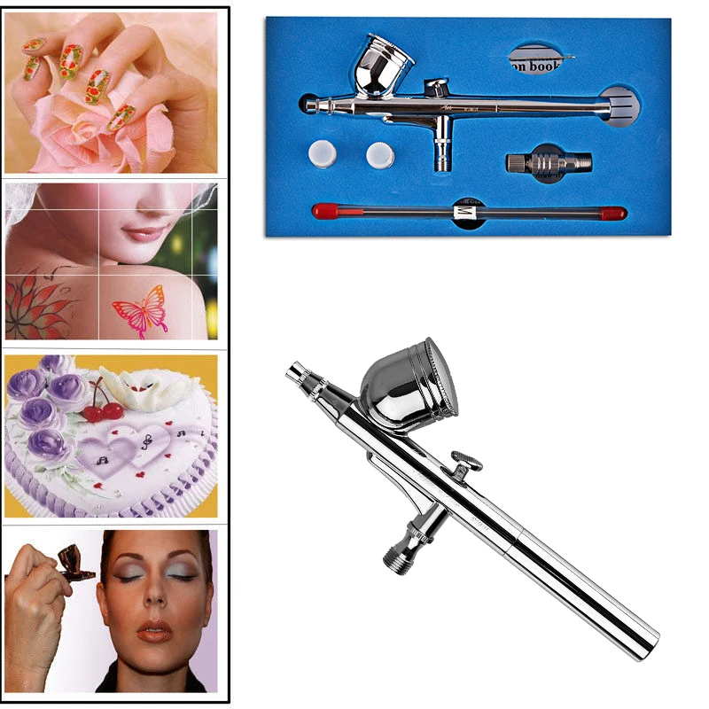 Double-action Aerograph body paint Airbrush Nail makeup air brush kit temporary tattoo art spray gun for Face painting SP470T
Double-action Aerograph body paint Airbrush Nail makeup air brush kit temporary tattoo art spray gun for Face painting SP470T