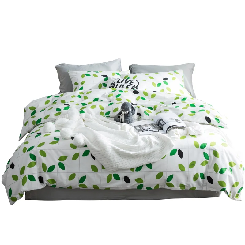 TUTUBIRD fresh style bedlinen leaf print bedclothes 100% cotton pastoral bedding set duvet pillow cover queen Twin size
TUTUBIRD fresh style bedlinen leaf print bedclothes 100% cotton pastoral bedding set duvet pillow cover queen Twin size