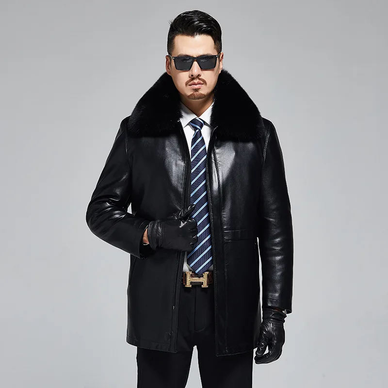 1907 New Fashion Clothing Men's Fox Fur Collar Fur Jacket with Fur Lining of Rex Rabbit Winter Coat
1907 New Fashion Clothing Men's Fox Fur Collar Fur Jacket with Fur Lining of Rex Rabbit Winter Coat
