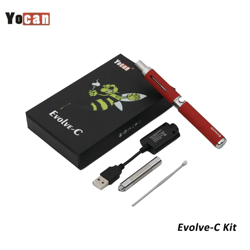 Original Yocan Evolve-C Kit Vapor Wax Atomizer 2 in 1 Electronic Cigarette Vaporizer Portable Evolve C Vape Pen e hookah
Original Yocan Evolve-C Kit Vapor Wax Atomizer 2 in 1 Electronic Cigarette Vaporizer Portable Evolve C Vape Pen e hookah