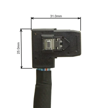 80cm Ultra Slim Flat Left Angled 90 Degree Mini SAS 36pin SFF-8087 to 8087 Data Raid Cable
80cm Ultra Slim Flat Left Angled 90 Degree Mini SAS 36pin SFF-8087 to 8087 Data Raid Cable