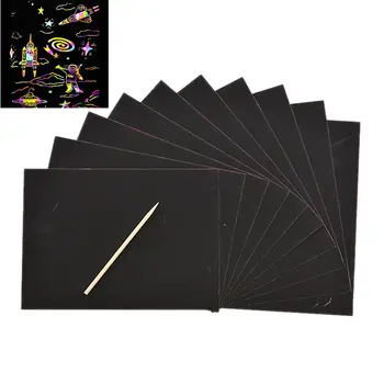 Newly Scraping Drawing Paper Painting Learning Education Toys Environmental Protection Magic Scratch Painting Paper 18x25cm
Newly Scraping Drawing Paper Painting Learning Education Toys Environmental Protection Magic Scratch Painting Paper 18x25cm