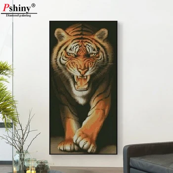 Pshiny 3d Diy diamond painting Animal Tiger Full square cross stitch kit diamond embroidery Needlework home decorative F020
Pshiny 3d Diy diamond painting Animal Tiger Full square cross stitch kit diamond embroidery Needlework home decorative F020