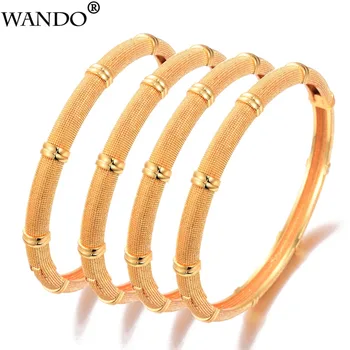 Wando 4Pcs Ethiopian Jewelry Bamboo Bangle Women Arab Dubai Bracelet Gold Color Jewelry Wholesale African Micronesia Accessories
Wando 4Pcs Ethiopian Jewelry Bamboo Bangle Women Arab Dubai Bracelet Gold Color Jewelry Wholesale African Micronesia Accessories
