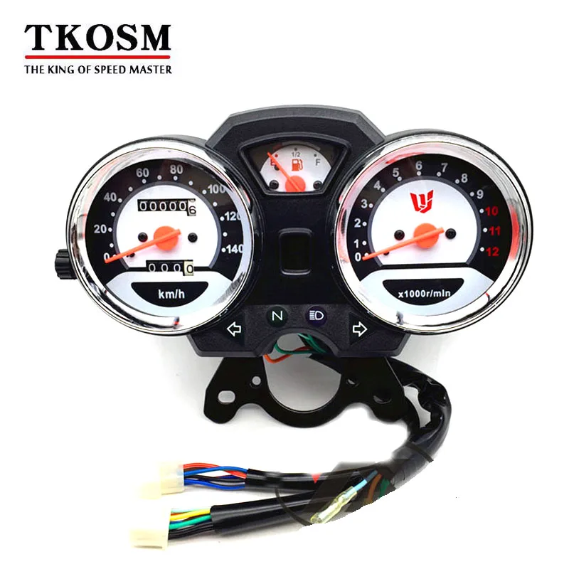 TKOSM Motorcycle Speedometer LCD Digital Speedometer Motorbike Odometer Tachometer Ajustable Fit Most Motor QJ125-C/6C/6K
TKOSM Motorcycle Speedometer LCD Digital Speedometer Motorbike Odometer Tachometer Ajustable Fit Most Motor QJ125-C/6C/6K