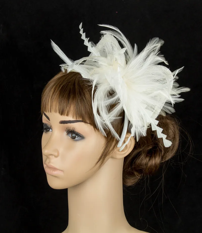 Classic church hats feather fascinator headbands female wedding headwear headpiece cocktail hats DIY hair accessories MYQ081
Classic church hats feather fascinator headbands female wedding headwear headpiece cocktail hats DIY hair accessories MYQ081