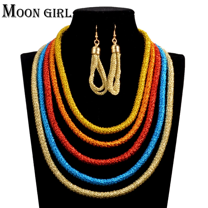 5 color 2017 Fashion African Beads Jewelry Set Nigeria wedding Choker Magnet buckle statement Necklace earrings set for women
5 color 2017 Fashion African Beads Jewelry Set Nigeria wedding Choker Magnet buckle statement Necklace earrings set for women