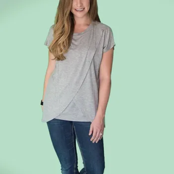 2019 vetement femme Women maternity tops and blouses clothes Short Sleeve Nursing Baby Breastfeeding T-shirt Pregnanty Tops
2019 vetement femme Women maternity tops and blouses clothes Short Sleeve Nursing Baby Breastfeeding T-shirt Pregnanty Tops