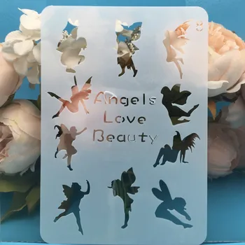 1Pcs 20x14cm Angels Love Beauty DIY Layering Stencils Wall Painting Scrapbook Coloring Embossing Album Decorative Card Template
1Pcs 20x14cm Angels Love Beauty DIY Layering Stencils Wall Painting Scrapbook Coloring Embossing Album Decorative Card Template