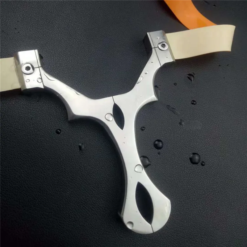 Slingshot Powerful Catapult for Hunting Stainless steel with flat Rubber Band Outdoor Shooting Game Sports sling shot
Slingshot Powerful Catapult for Hunting Stainless steel with flat Rubber Band Outdoor Shooting Game Sports sling shot