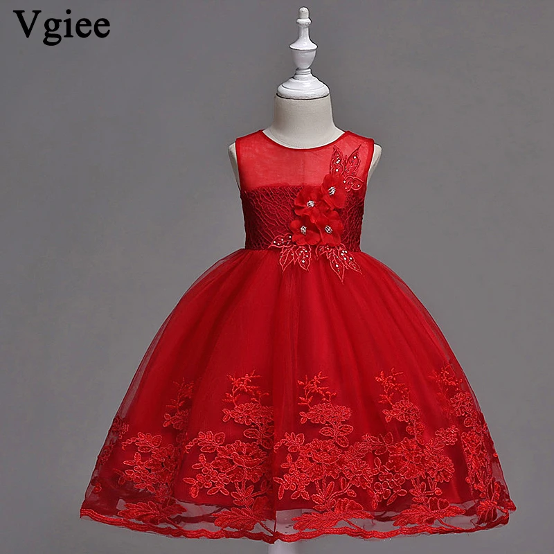 

Vgiee Kids Dresses For Girls Dress Girl For Party And Wedding Princess Dress 2019 Dress For Girls 10 To 12 Years Cute CC016