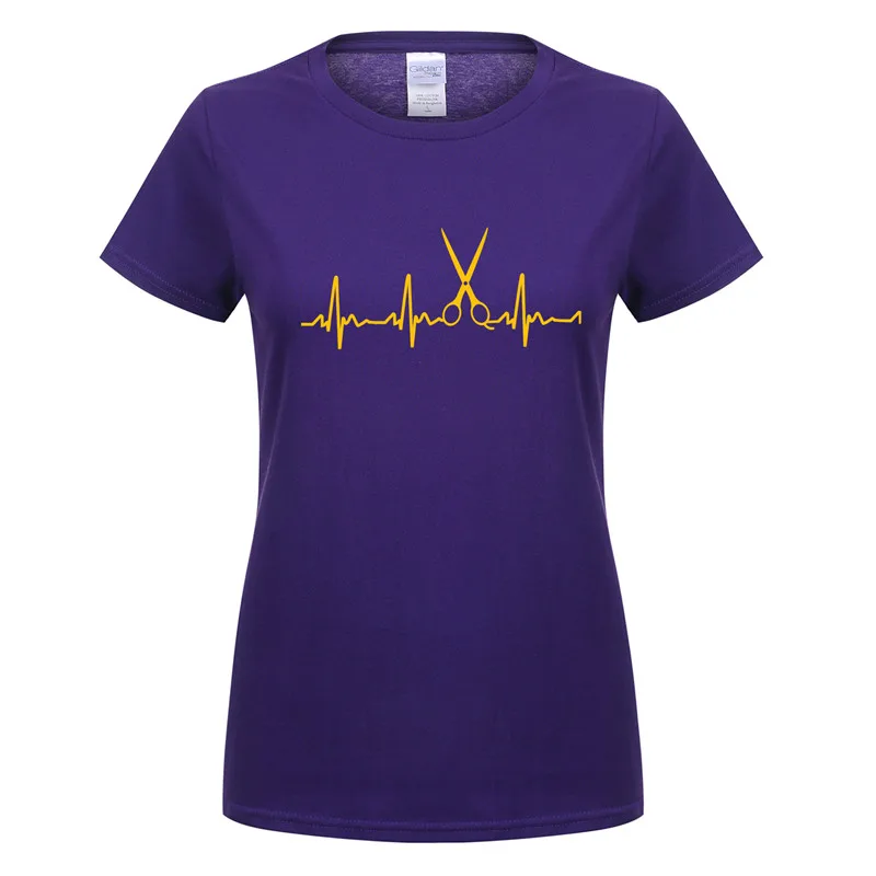 Heartbeat of Hairdresser Women T Shirts Cool Hair Printed Girl Tees Short Sleeve Cotton Barber Women T-shirts Tops OT-725
Heartbeat of Hairdresser Women T Shirts Cool Hair Printed Girl Tees Short Sleeve Cotton Barber Women T-shirts Tops OT-725
