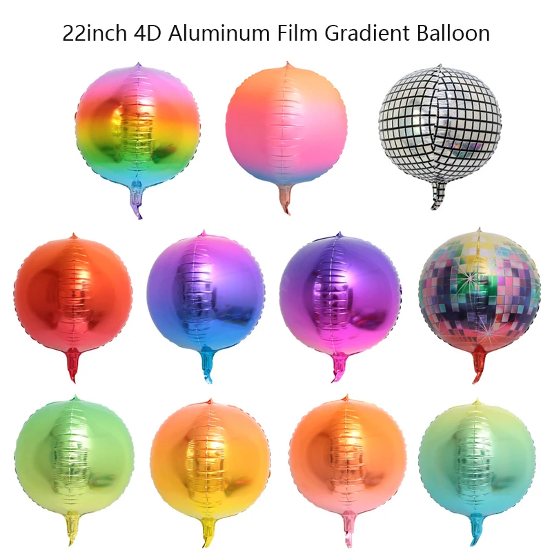 1pcs 22inch 4D Gradient Color Aluminum Wedding Party Balloons For Birthday Party Baby Shower Decoration Photo Props Supplies
1pcs 22inch 4D Gradient Color Aluminum Wedding Party Balloons For Birthday Party Baby Shower Decoration Photo Props Supplies