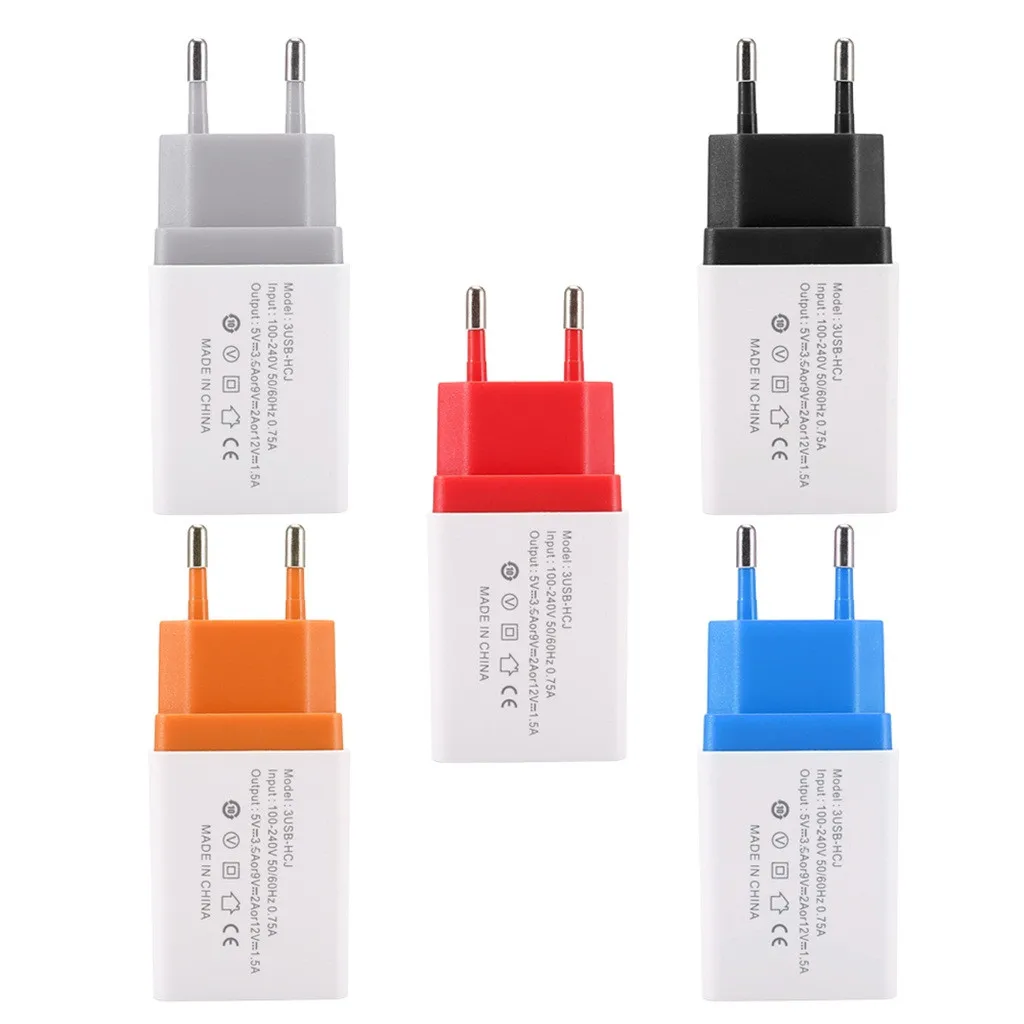 EU/US 5V 2A 3USB Charger Charging Wall Adapter USB Charger Fast Charging Multi Charger for Samsung S10 S9 Mi 9
EU/US 5V 2A 3USB Charger Charging Wall Adapter USB Charger Fast Charging Multi Charger for Samsung S10 S9 Mi 9
