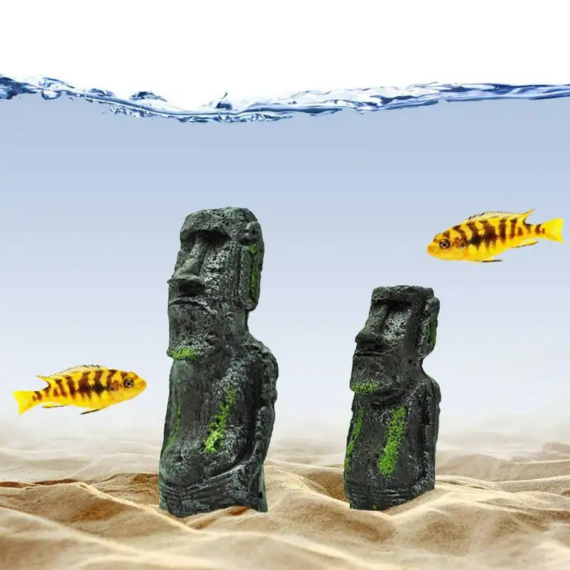 Resin Moai Monolith Statue Ancient Easter Island Face Statue Decoration Fish Tank Aquarium Decorations Desktop Ornaments
Resin Moai Monolith Statue Ancient Easter Island Face Statue Decoration Fish Tank Aquarium Decorations Desktop Ornaments