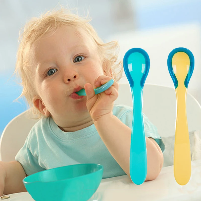 Hot temperature heat sensing baby cutlery for feeding dishes children spoon safety infant bewborn feeding prato infantil
Hot temperature heat sensing baby cutlery for feeding dishes children spoon safety infant bewborn feeding prato infantil