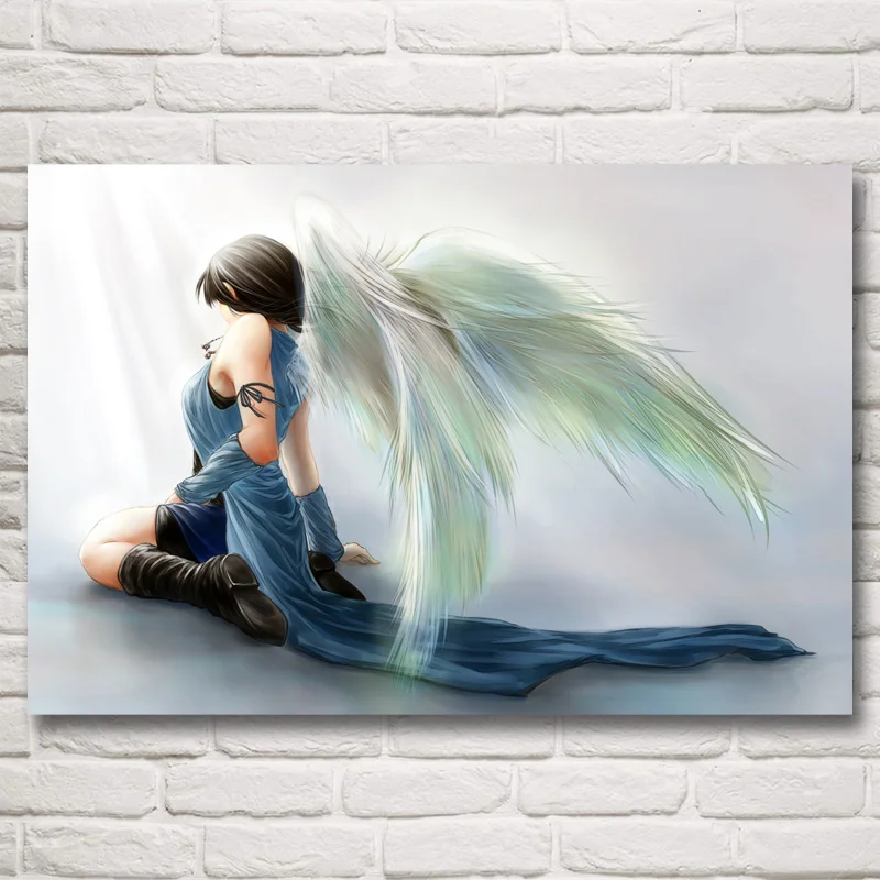 FOOCAME Final Fantasy Wing Video Games Art Silk Fabric Poster Prints Home Decor Painting 12x18 16X24 20x30 24x36 Inches
FOOCAME Final Fantasy Wing Video Games Art Silk Fabric Poster Prints Home Decor Painting 12x18 16X24 20x30 24x36 Inches