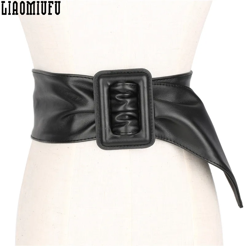LIAOMIUFU Width Waist Women Belt PU Leather Bow knot Body Shaping Bands Wide Belts All Match Dress
LIAOMIUFU Width Waist Women Belt PU Leather Bow knot Body Shaping Bands Wide Belts All Match Dress
