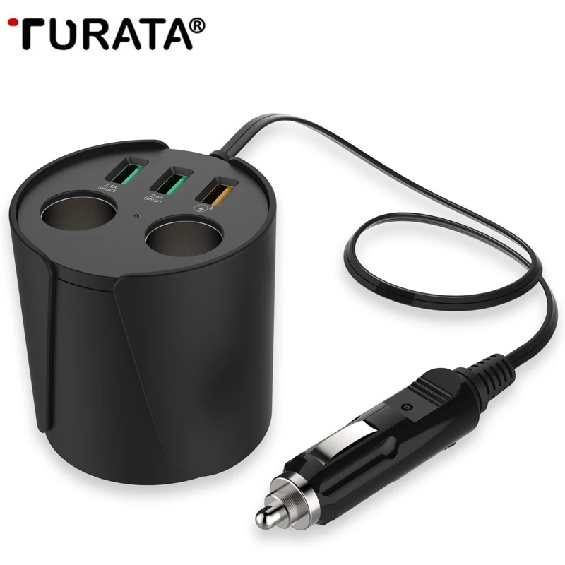Быстрое зарядное устройство Turata 3 0 USB DC/5 V 3A адаптер для розетки прикуривателя