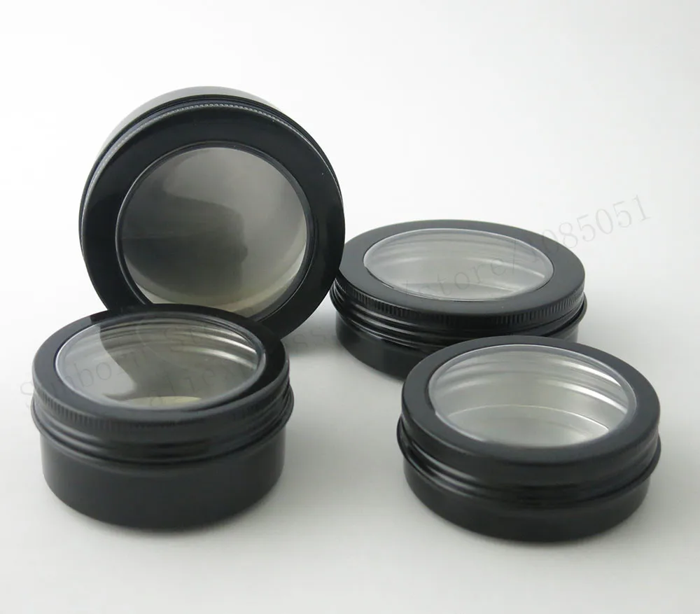 New design 12pcs/lot 60g/80G/100g/150G Empty Aluminium Jar Makeup Cases Sample Jars Container black metal tin cans for cosmetic
New design 12pcs/lot 60g/80G/100g/150G Empty Aluminium Jar Makeup Cases Sample Jars Container black metal tin cans for cosmetic