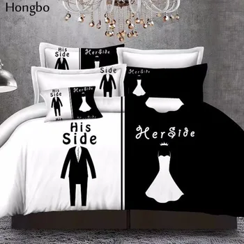 Hongbo Brief White Black Printing Duvet Cover With Pillowcase Queen 3 Pcs Bed Linen Bedding Sets (No Sheet No Filling)
Hongbo Brief White Black Printing Duvet Cover With Pillowcase Queen 3 Pcs Bed Linen Bedding Sets (No Sheet No Filling)