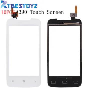 RTBESTOYZ 10PCS Phone Touchscreen Sensor For Lenovo A390 Touch Screen Digitizer Touch Panel Smartphone Front Glass