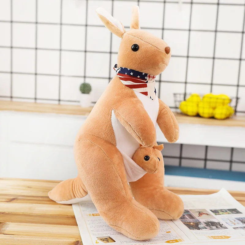 40cm Kangaroo Doll Stuffed Animal Plush Kangaroo Toys with Baby Cute Animal Doll for Kids Birthday Gift Cheap
40cm Kangaroo Doll Stuffed Animal Plush Kangaroo Toys with Baby Cute Animal Doll for Kids Birthday Gift Cheap