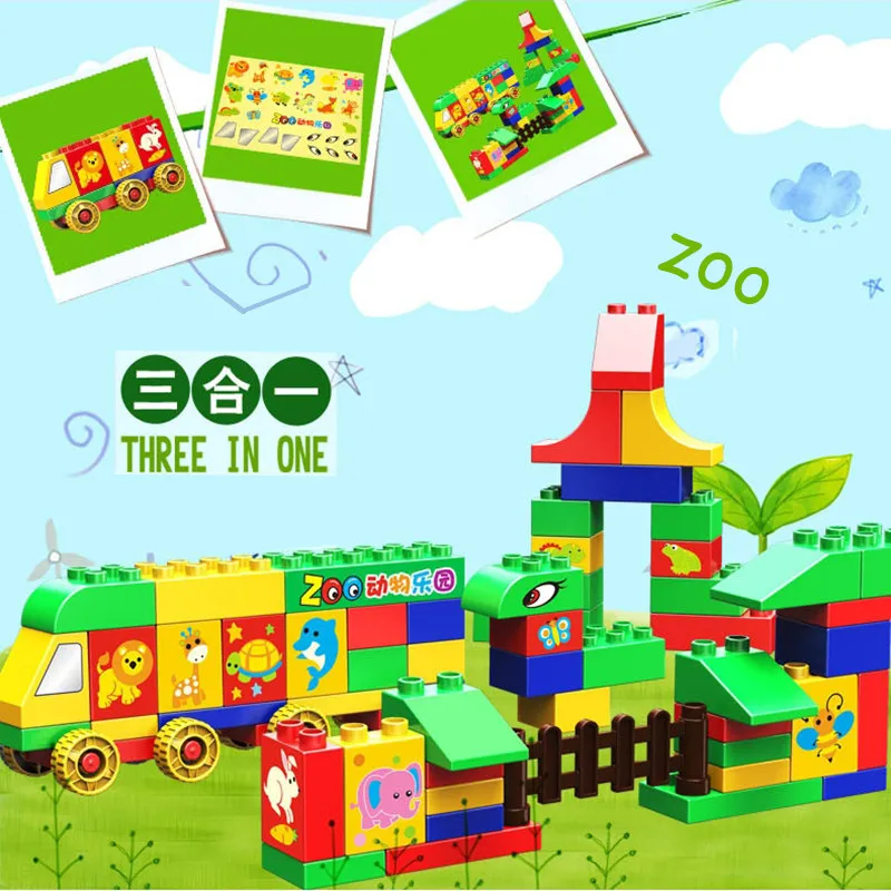 Train Zoo Animals Tree Learning Baby Variety Diy Building Blocks Bricks Set Toys for Children Compatible with Legoingly Duploed
Train Zoo Animals Tree Learning Baby Variety Diy Building Blocks Bricks Set Toys for Children Compatible with Legoingly Duploed