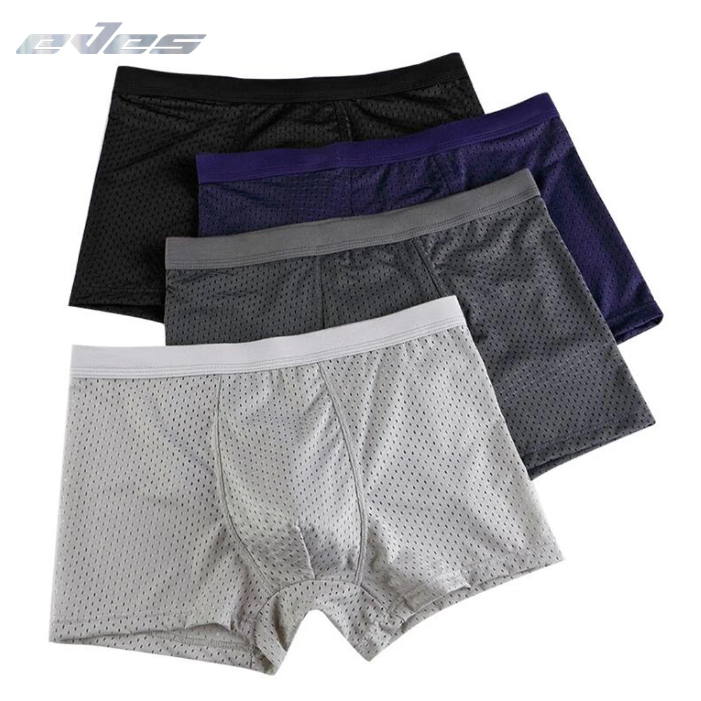 EVES Sexy Mesh Fabric Silk Boxers Seamless Breathable Quick Dry Elasticity Men's Boxer Underwear Boxer Shorts Male Underpants
EVES Sexy Mesh Fabric Silk Boxers Seamless Breathable Quick Dry Elasticity Men's Boxer Underwear Boxer Shorts Male Underpants