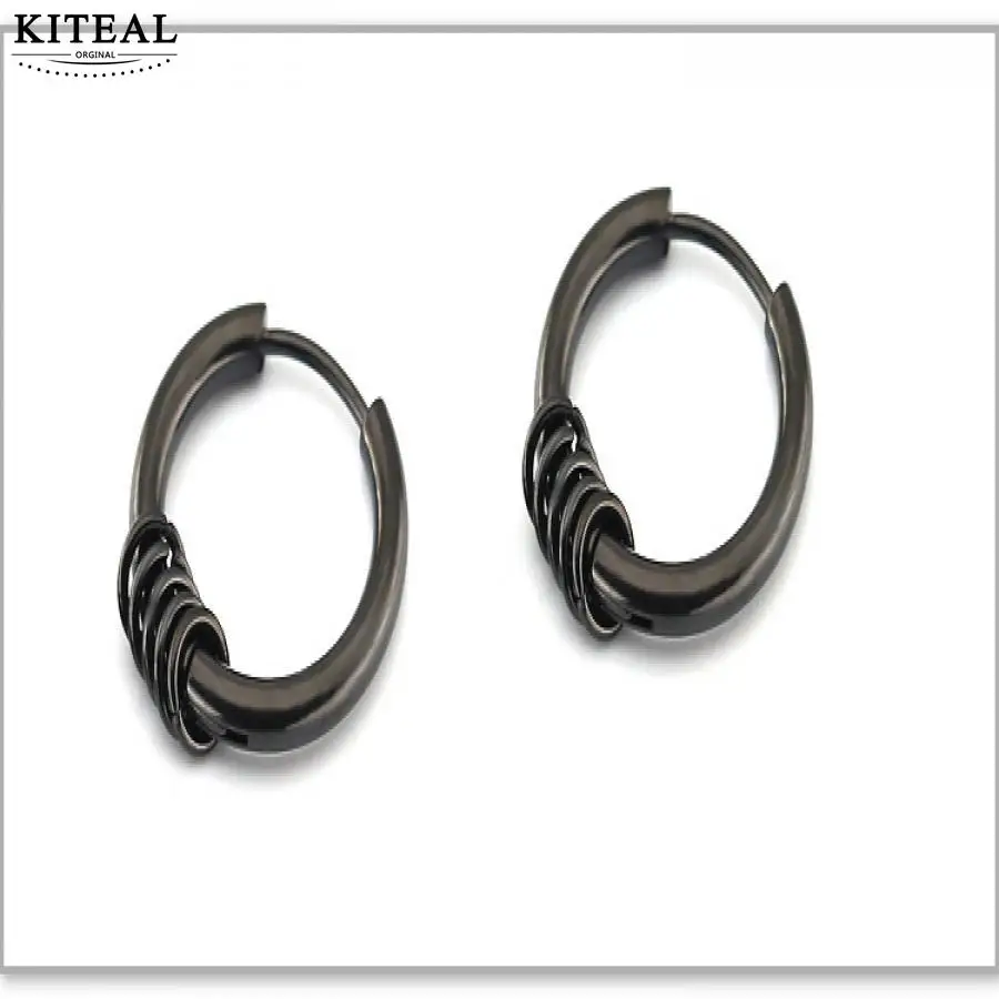 Kiteal gold/silver/black color Titanium steel earrings small circle men's jewelry round wire earing 316L stainless jewelry
Kiteal gold/silver/black color Titanium steel earrings small circle men's jewelry round wire earing 316L stainless jewelry